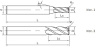 SH360-R4-4-0.2-K Фреза монолитная твердосплавная Gesac