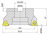 MKA110-100R06B32-UP17 Корпус фрезы Gesac