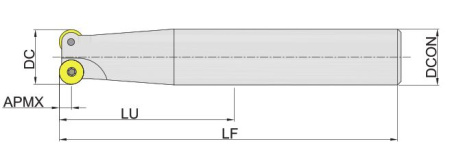 MPA100-010R02P16-RD05 Корпус фрезы Gesac
