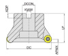 MPA100-125R07B40-RD16 Корпус фрезы Gesac