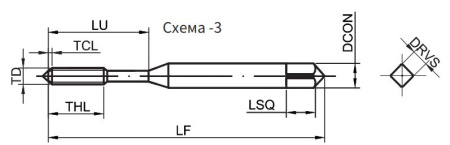 ET166-SJN-040070C-P2 Метчик Gesac