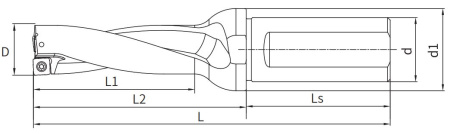 GHD-310-3D-FC32-Q09A Корпус сверла Gesac