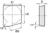 SPEN1504EDL-W-GK4125 Пластина фрезерная Gesac