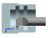 GPT-GR60W25L16 Минирезец твердосплавный Для внутренней канавки Gesac
