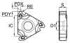 22ER4RD-GM3215 Пластина резьбовая Gesac