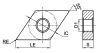 DNMG110408-SM-GM3225 Токарная пластина для точения Gesac