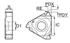 16IR8APIRD-GM3225 Пластина резьбовая Gesac