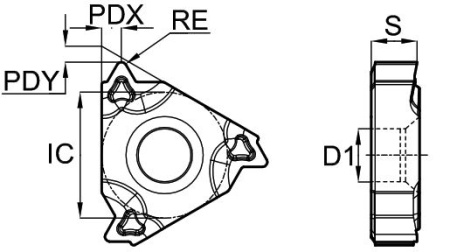 16ER14NPT-TC-GM3225 Пластина резьбовая Gesac