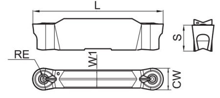 GZD5025-OR-GS3115 Пластина отрезная Gesac