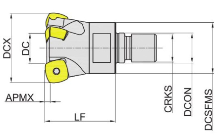 MKB113-032R02M16-SD12 Корпус фрезы Gesac