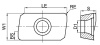 XPHT160408T-GK4125 Пластина фрезерная Gesac