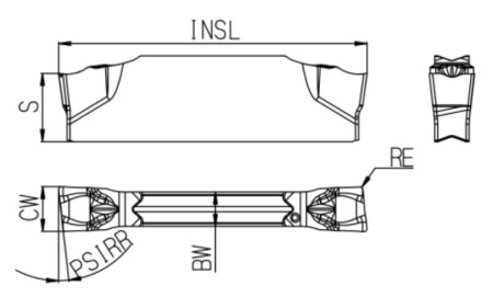 GTD200C020L06-MC-GM1230 Пластина отрезная Gesac