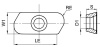 XDHT190450FR-AL-GN9125 Пластина фрезерная Gesac