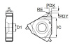 22IR4.0TR-GM3225 Пластина резьбовая Gesac