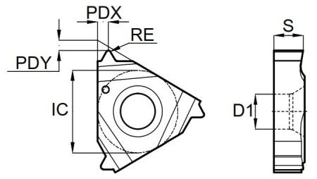 16ER18UNJ-GM3225 Пластина резьбовая Gesac
