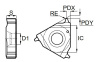 16IR16STACME-GM3225 Пластина резьбовая Gesac