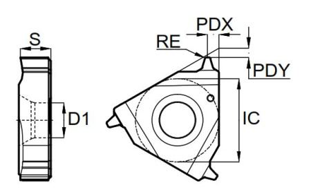 16IR16STACME-GM3225 Пластина резьбовая Gesac