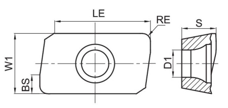 APMT1135PDER-PM-GM4240 Пластина фрезерная Gesac