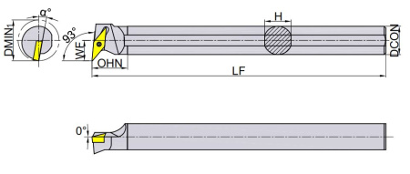 S25S-SVUCR16 Державка Расточная Gesac