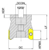 MEH190-080R05A27-XD19 Корпус фрезы Gesac