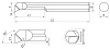 GMT-UR30R10L10 Минирезец твердосплавный Расточной Gesac