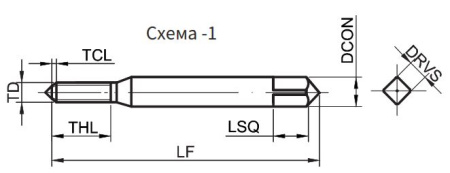 ET166-FJN-012025D-RH4 Метчик Gesac
