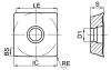 SDKT14T3PEER-GM-GA4225 Пластина фрезерная Gesac