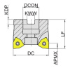 MEE190-050R04A22-WN08 Корпус фрезы Gesac