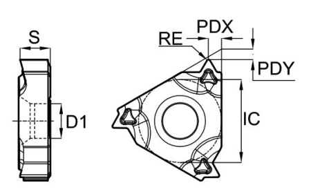 16IR14W-AT-GA4230 Пластина резьбовая Gesac