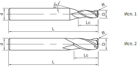 US200-R3-04002 Фреза монолитная твердосплавная Gesac