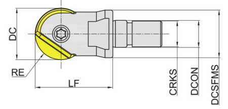 MBA100-012R01M06-QT12 Корпус фрезы Gesac