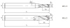 SH260-BH2-4-75-H-6 Фреза монолитная твердосплавная Gesac
