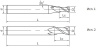 SH260-S2-4-10-H Фреза монолитная твердосплавная Gesac