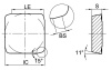 SPER1203EDTR-MR-GK4125 Пластина фрезерная Gesac