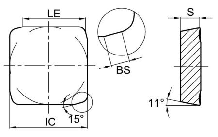 SPER1203EDTR-MR-GK4125 Пластина фрезерная Gesac