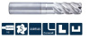 ST300-RN5-25030C Фреза монолитная твердосплавная Gesac