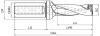 GHD-140-3D-FC20-Q04S Корпус сверла Gesac