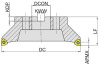 MEE190-200R08C60-WN08 Корпус фрезы Gesac