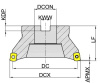 MKF115-125R10B40-LN15 Корпус фрезы Gesac