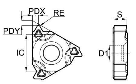 16ER10W-TC-GM3225 Пластина резьбовая Gesac