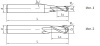 SH260-B2-2-3-H Фреза монолитная твердосплавная Gesac