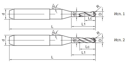 SM200-ZI3-1-16-57-d3 Фреза монолитная твердосплавная Gesac