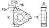 16ER10APIRD-GM3225 Пластина резьбовая Gesac