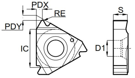 16ER10APIRD-GM3225 Пластина резьбовая Gesac