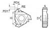 22ER6ABUT-GM3225 Пластина резьбовая Gesac