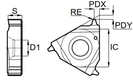 16IR16ACME-GM3225 Пластина резьбовая Gesac