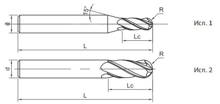 US200-B4-16026 Фреза монолитная твердосплавная Gesac