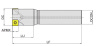 MES190-040R03P20-SD14 Корпус фрезы Gesac