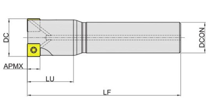 MES190-040R03P20-SD14 Корпус фрезы Gesac
