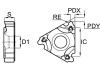 22IR4RD-GM3215 Пластина резьбовая Gesac